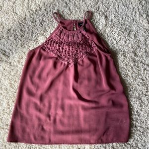 Rue21 Red Cropped Embellished Tank Top